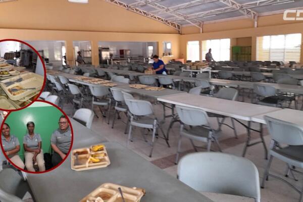 Docentes de escuela en Barahona realizan labores de limpieza ante la falta de conserjes