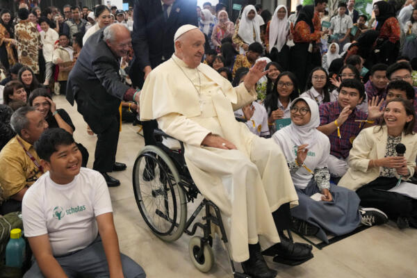 El papa Francisco en Indonesia.