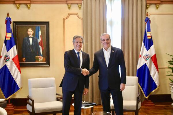 El presidente Luis Abinader recibe en Palacio al Secretario de Estado de Estados Unidos, Antony Blinken-CDN-Digital