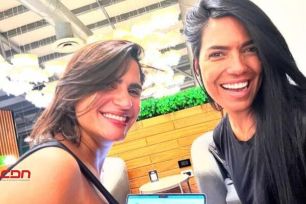 Ibelka Ulerio junto a su amiga.(foto, fuente externa)