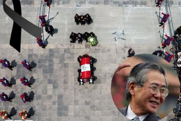 Fujimori recibe honores del Estado.