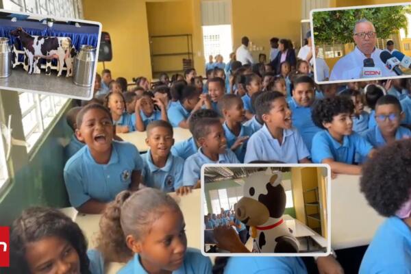 La Conaleche celebró ayer miércoles el Día Mundial de la Leche Escolar en la Escuela Bernardo Pichardo en Hato Mayor.
