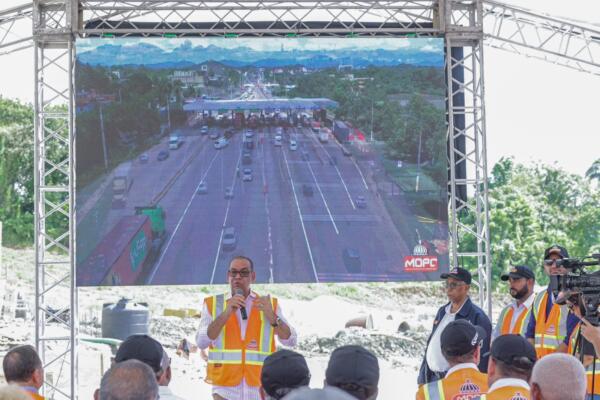 MOPC anuncia nuevo peaje de la autopista Duarte en Pedro Brand