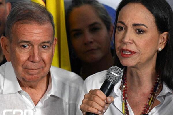 Machado dice amenaza de detención contra Edmundo González une oposición