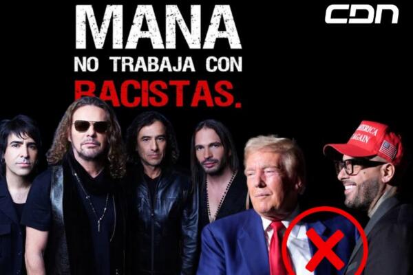 Maná dice que no trabaja con racista y elimina colaboración con Nicky Jam por apoyar a Trump
