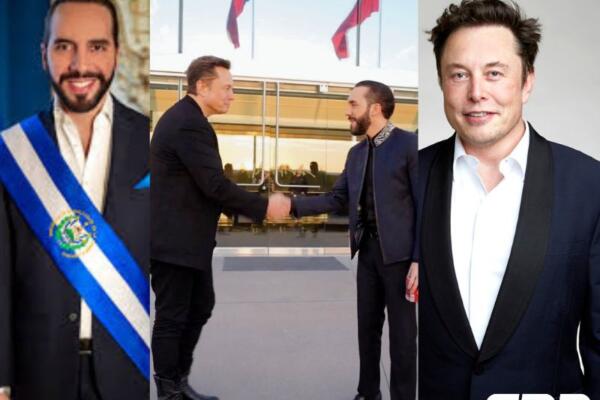Elon Musk y Nayib Bukele se reúnen en Texas.  