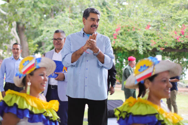 Nicolás Maduro, en un acto de gobierno en Caracas (Venezuela). EFE.