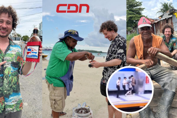 Famoso youtuber Luisito Comunica disfrutando de la cultura dominicana. Foto CDN Digital