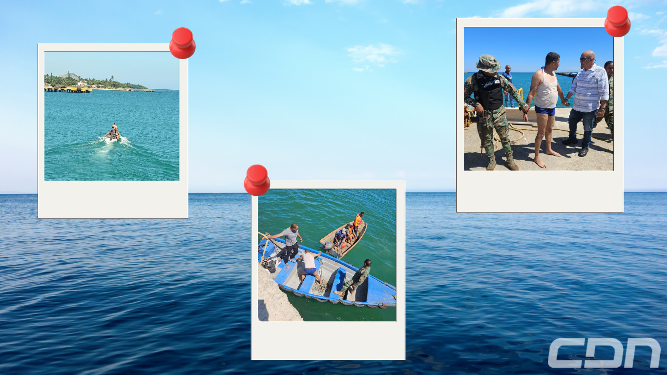La Defensa Civil, Cesep y la Armada Dominicana salvaron a un hombre de morir ahogado en el océano Atlántico cerca del muelle de Puerto Plata