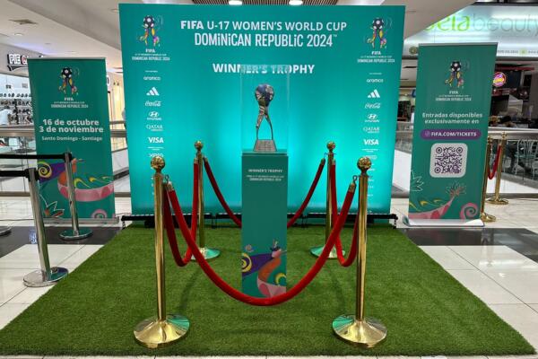 Todo listo para que los espectadores puedan ver la copa del Mundial de Futbol Femenino Sub 17
Foto: Fuente externa