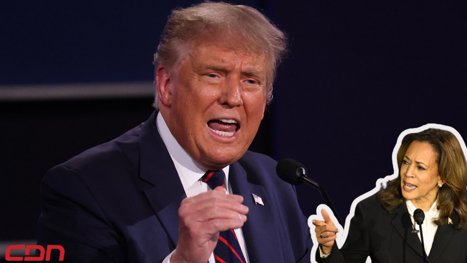 Trump dice que debate con Harris en canal ABC fue armado en su contra