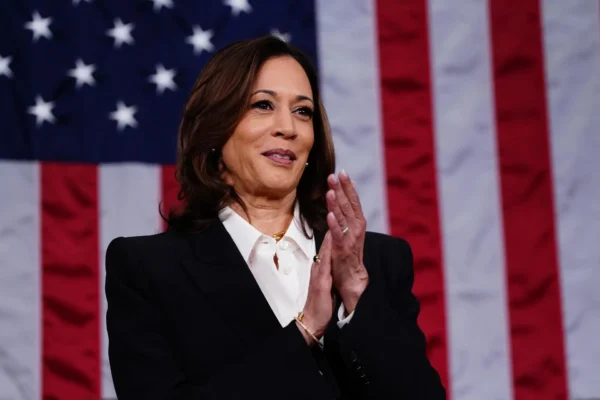 Vicepresidente de los Estados Unidos, Kamala Harris. EFE.