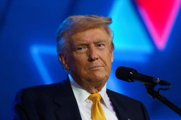 El candidato presidencial republicano Donald Trump 