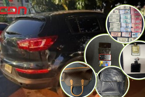 Agentes arrestaron a cuatro colombianos por presuntamente violentar vehículos. Foto: CDN Digital 