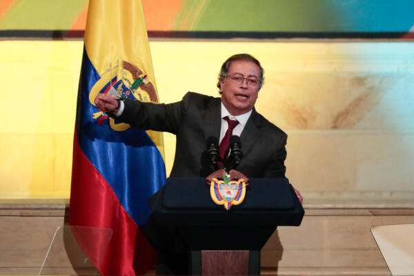 El presidente de Colombia, Gustavo Petro.EFE.