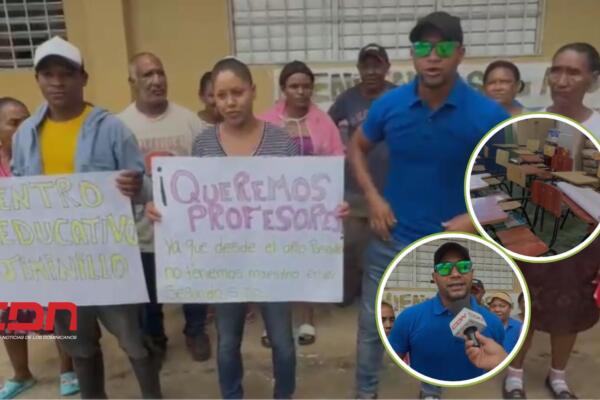 En Jiminillo, Cotuí piden la asignación de maestros. Foto: CDN Digital 