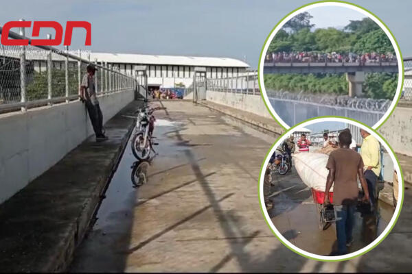 Puente pasarela sobre el río Masacre. 