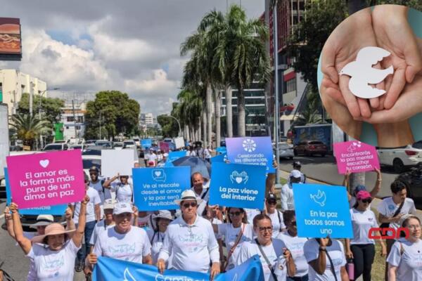 Adasec realiza marcha por el Día Mundial de la Paz. (foto, fuentee xterna)