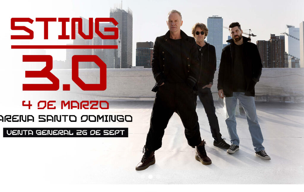 Sting regresa a República Dominicana con su gira 3.0
