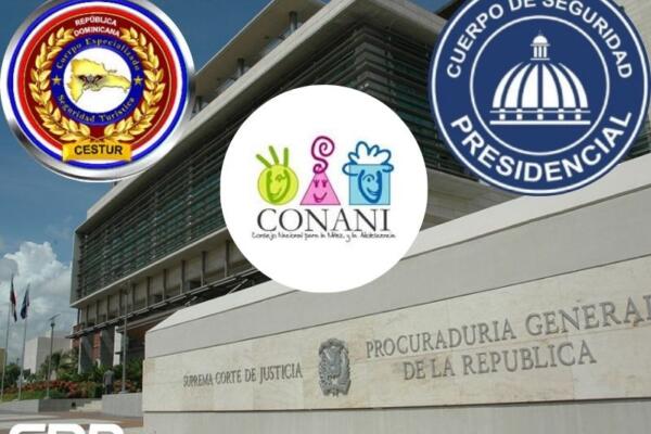 Las tres instituciones desfalcadas Cusep, Conani y Cestur.