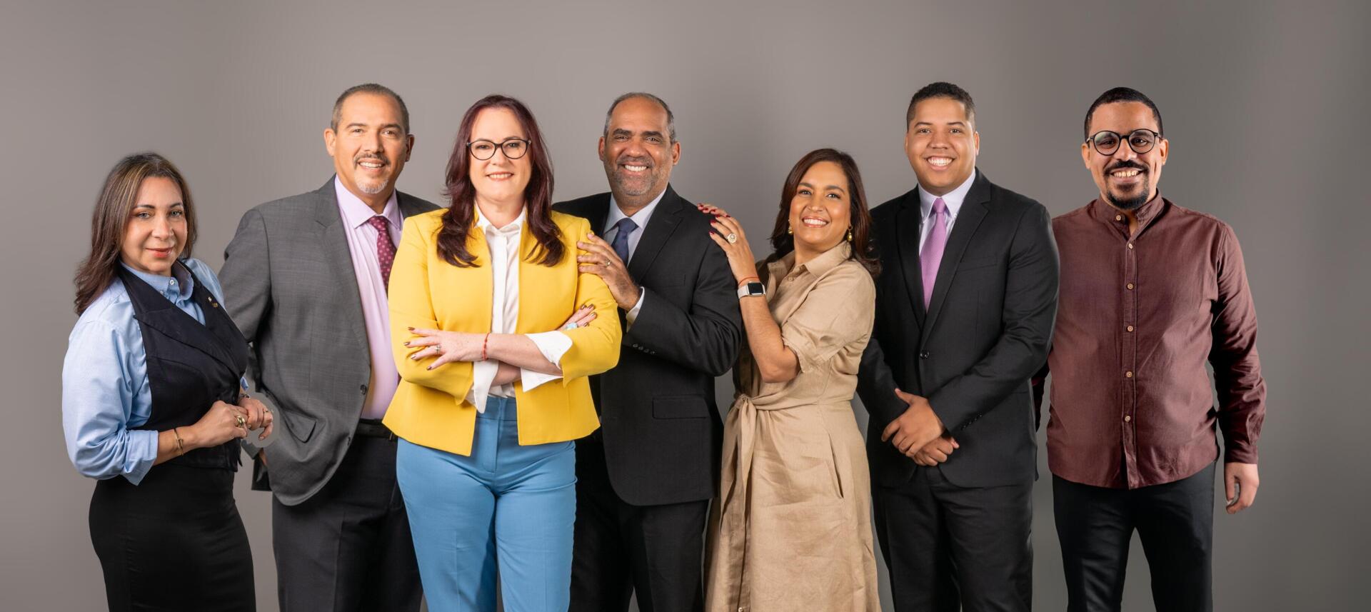 Janet Camilo junto al equipo que la acompaña en Marcando el Rumbo Foto: fuente externa