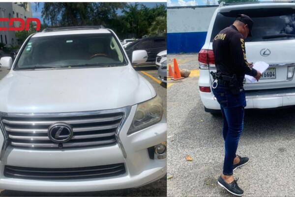 Recuperaron el vehículo marca Lexus, modelo URJ20IL. Foto: CDN Digital 