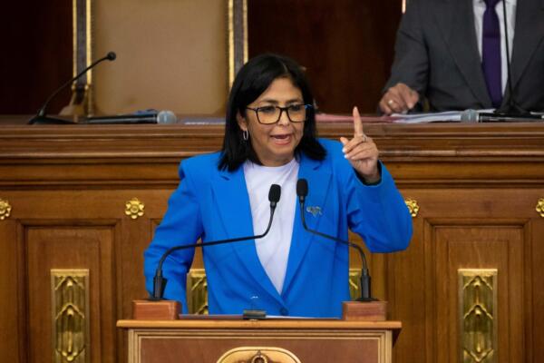 Vicepresidenta ejecutiva de Venezuela, Delcy Rodríguez. Foto: Fuente externa.