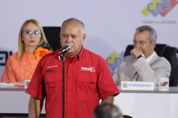 Ministro del Interior de Venezuela, Diosdado Cabello. EFE