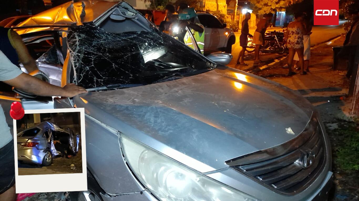 Una mujer perdió la vida y dos sus acompañantes resultaron heridos en un accidente ocurrido a las dos de la madrugada en Barahona.