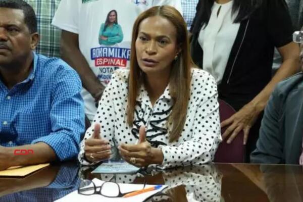 Adhamilka Espinal denuncia intervención del gobierno en elecciones de la ADP.(foto, fuente externa)