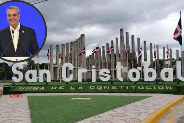 Abinader entregará 23 obras en San Cristóbal.(foto, fuente externa)
