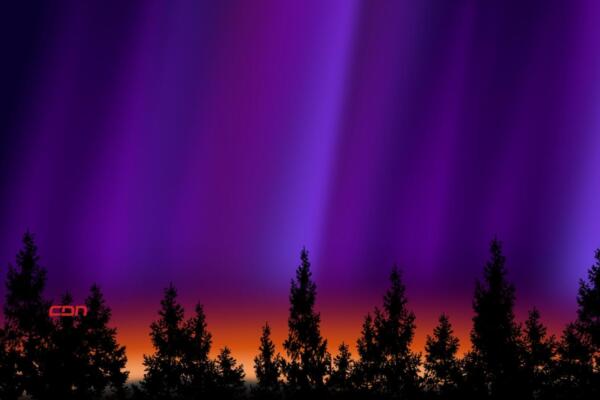 Auroras boreales deslumbran el Norte de EE. UU.(foto, fuente externa)