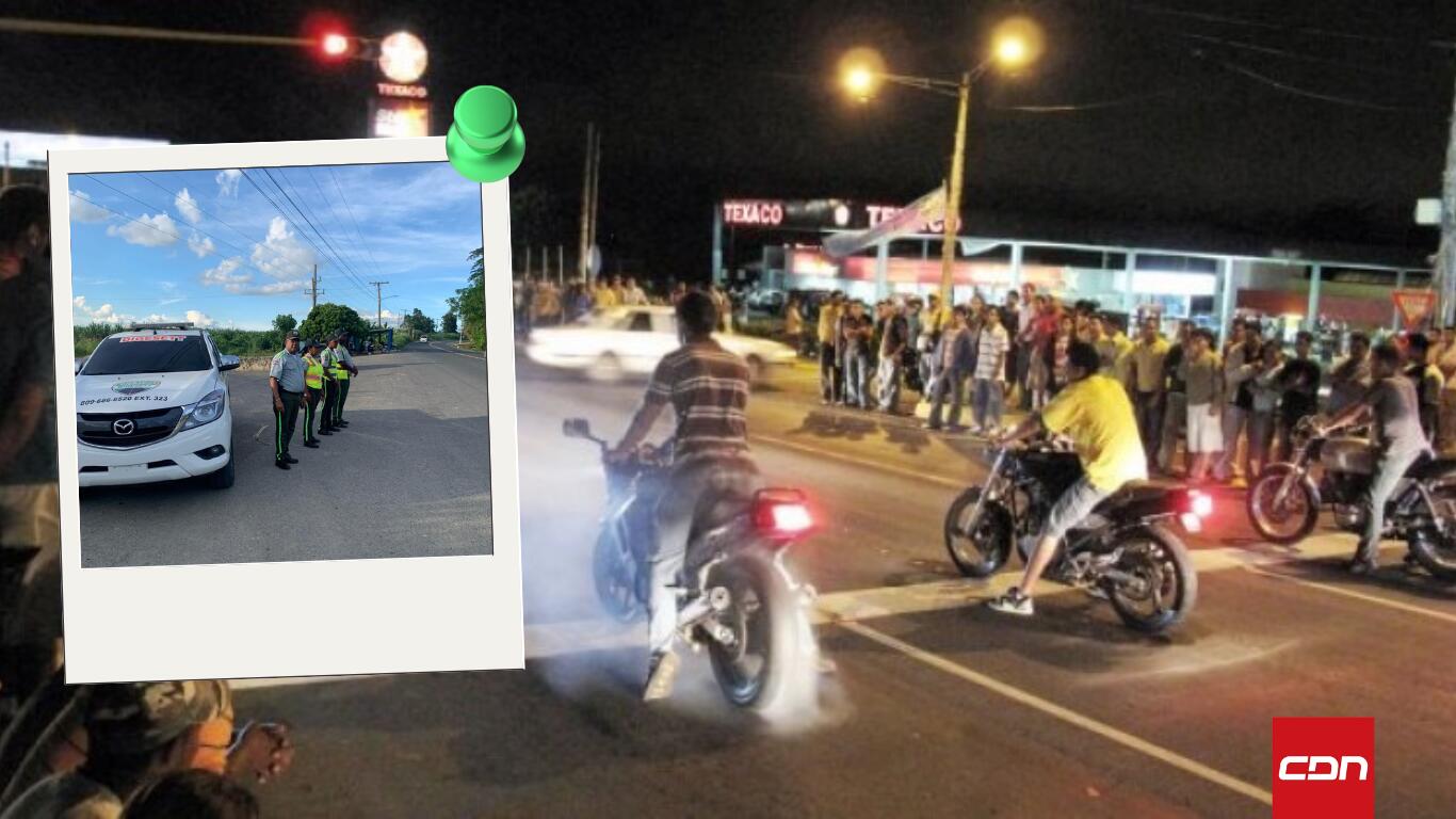 La Digesett se desplegó en Hato Mayor realizando un operativo para reducir las carreras clandestinas realizadas en la provincia.