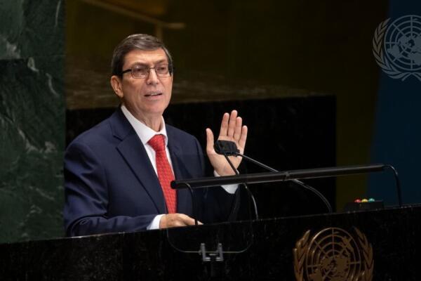 Canciller de Cuba califica el bloqueo de EE.UU. como un crimen de genocidio