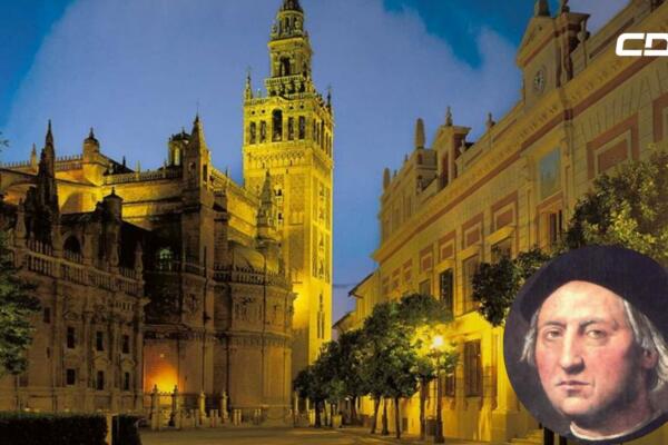 Catedral de Sevilla, España junto a Cristóbal Colón. Foto: CDN Digital