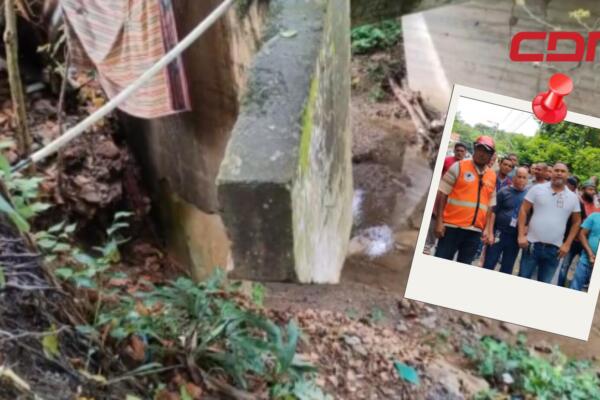 El mal estado de la carretera y la ausencia de puentes seguros aumenta el riesgo de accidentes.