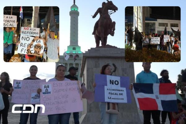 Continúan las protestas en el Cibao contra la reforma fiscal