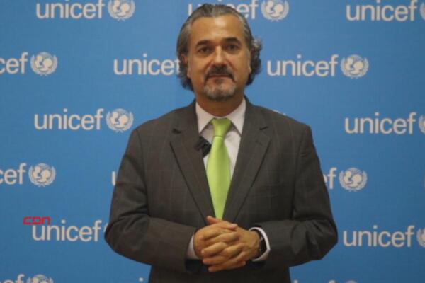 Carlos Carrera, representante de Unicef en RD.(foto, fuente externa)