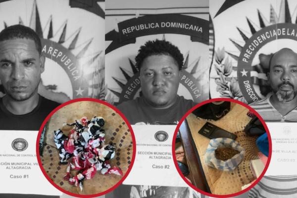 El operativo, producto de labores de inteligencia, permitió la detención de tres personas. 