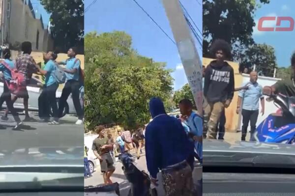 Peleas registradas en las afueras del Liceo Manuel Antonio Patín Maceo.