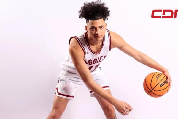 Lewis Duarte, seleccionado como el pick 29 del Draft de la G League de la NBA.