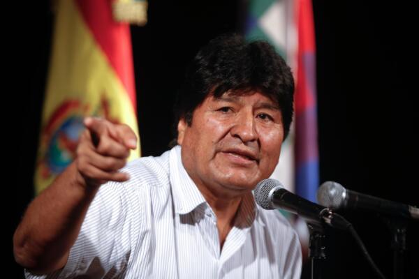 Expresidente boliviano Evo Morales