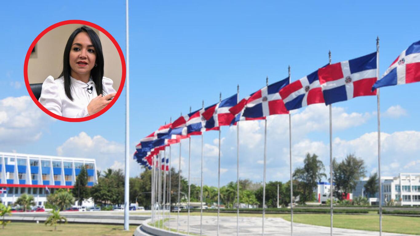 La ministra de Interior y Policía, Faride Raful aclaró que la tarima que se estaba desmantelando no contaba con los permisos necesarios