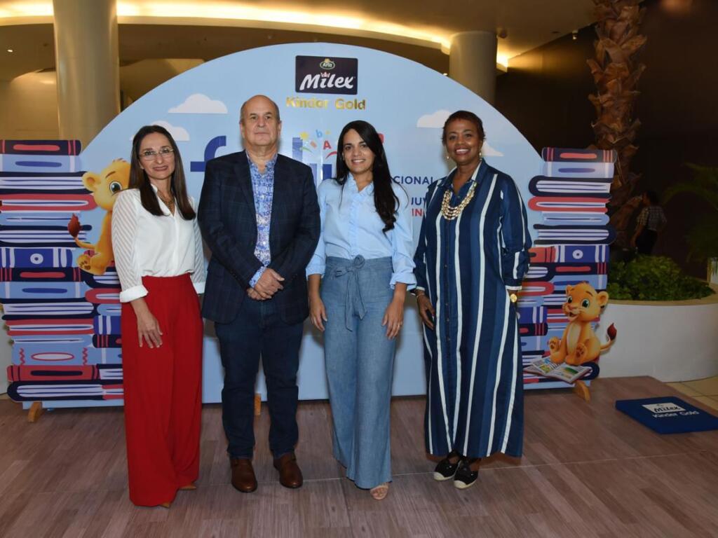 El evento, contó con la presencia de la representante de Arla/Milex, Franchesca Francisco y también la representante de Ágora Mall, Rocío Sánchez, entre otros.
