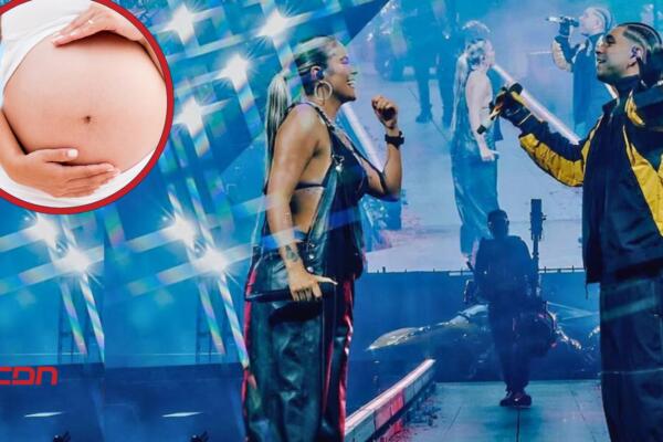 Karol G desata rumores de embarazo tras sorpresiva aparición en concierto de Ryan Castro.(foto, fuente externa(