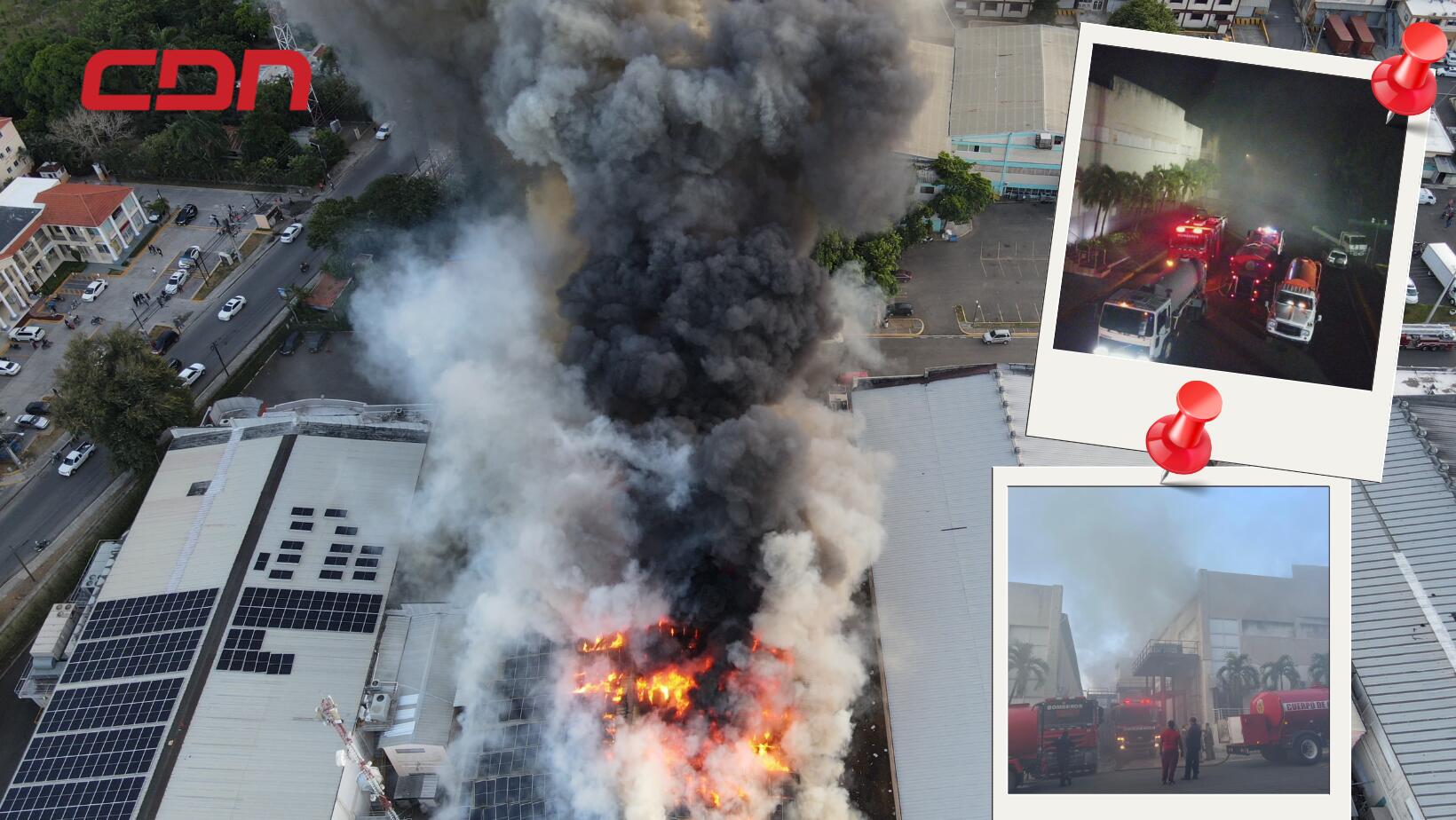 Incendio en Santiago