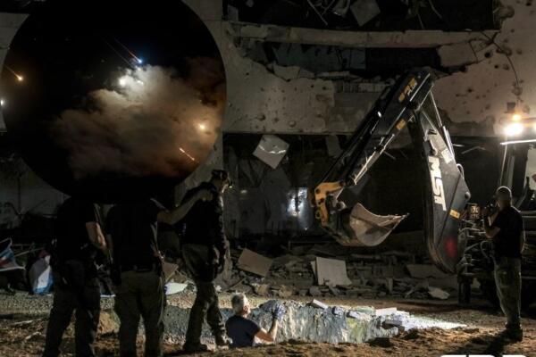 Irán lanzó un ataque con misiles contra el centro comercial de Israel, Tel Aviv, informaron los medios estatales en octubre. (Foto de Menahem Kahana / AFP)
