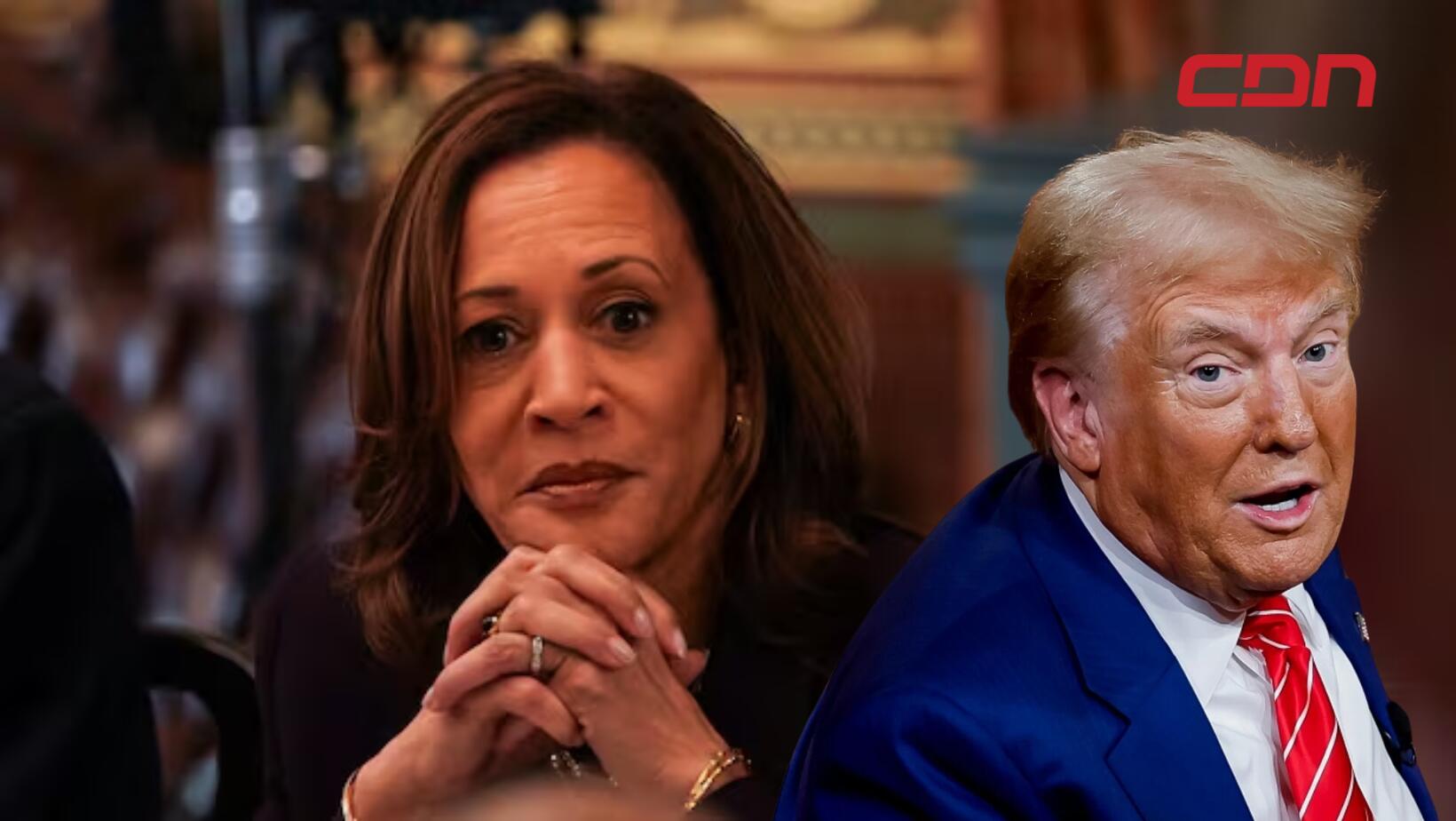Kamala Harris y Donald Trump.