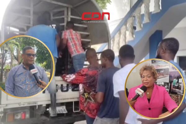 La gobernadora de la provincia Santo Domingo, Lucrecia Santana las medidas migratorias del gobierno son efectivas. Foto: CDN Digital 