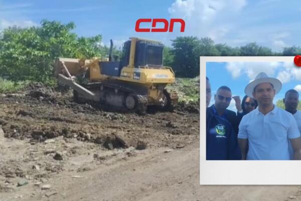 El Ayuntamiento de Los Alcarrizos, a través de su departamento de espacios públicos, intervino la periferia del cementerio. Foto: CDN Digital 